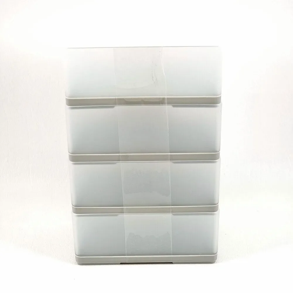 7 Pieces Storage Tray Organizer Set From Target Gray Plastic Brand New‎